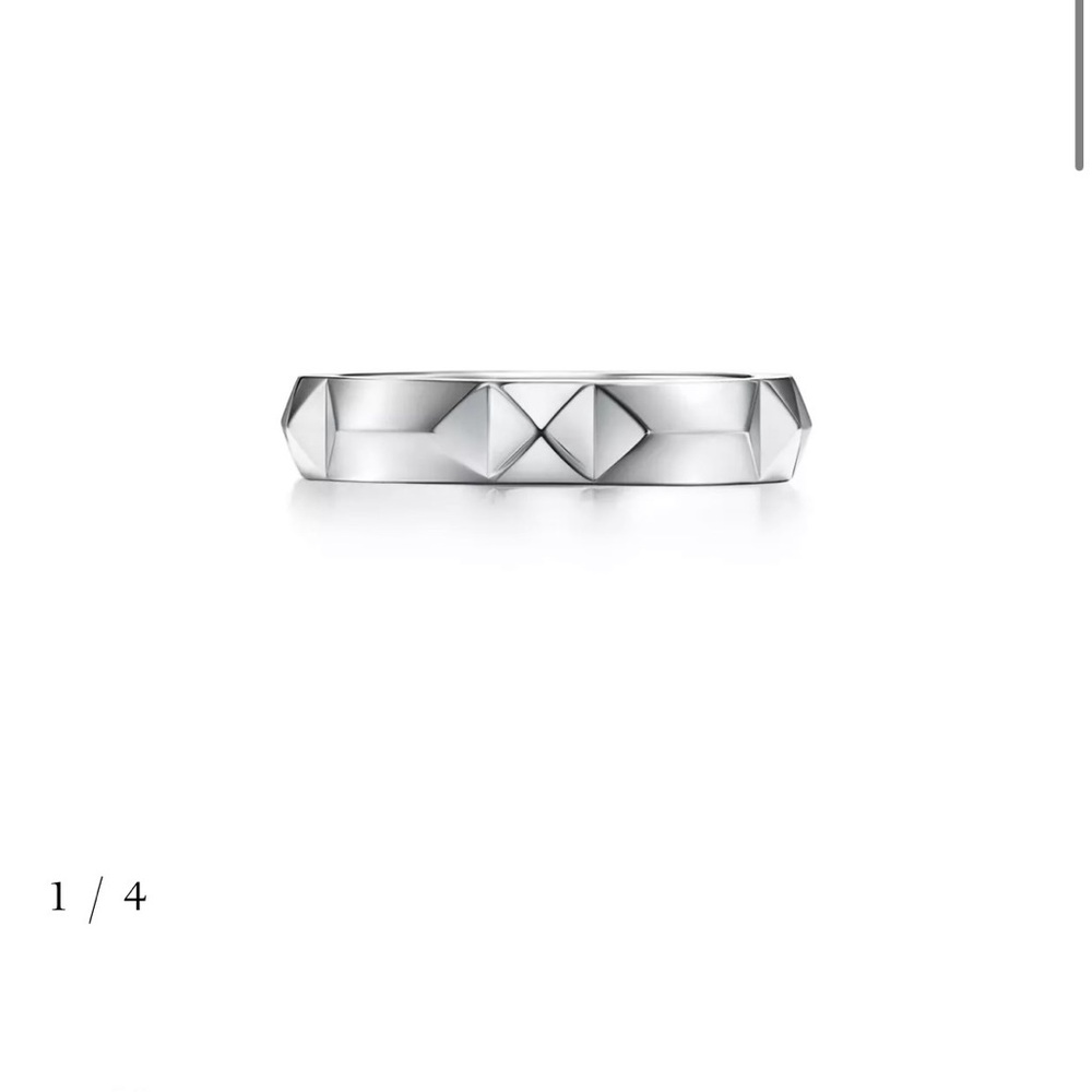 Tiffany & Co. Platinum 4MM WideTiffany True Band Size 7